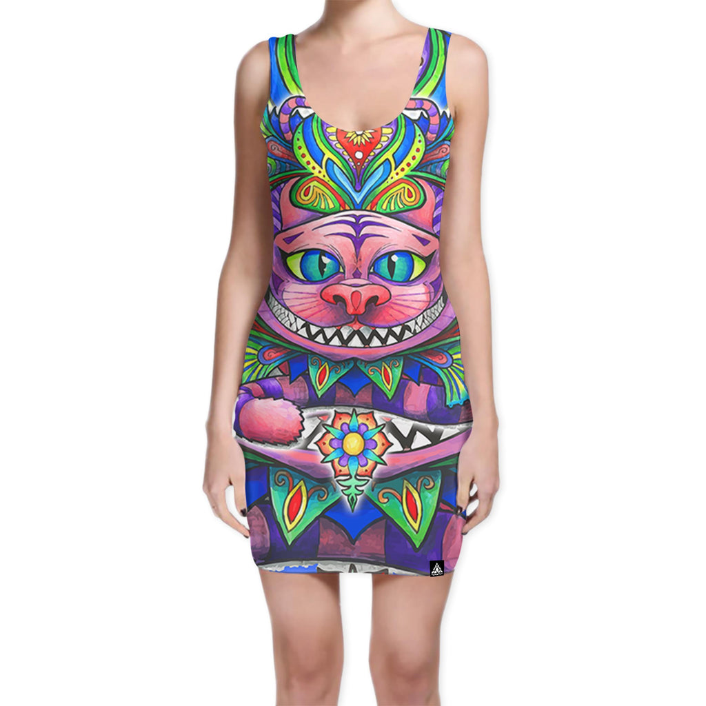 CHESHIRE CAT BODYCON DRESS