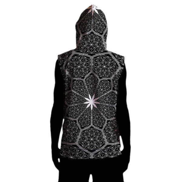 COSMIC HONEYCOMB SLEEVELESS HOODIE