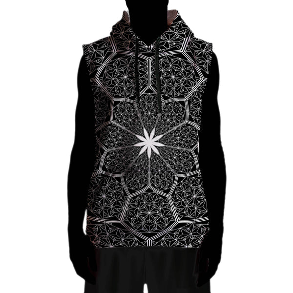 COSMIC HONEYCOMB SLEEVELESS HOODIE