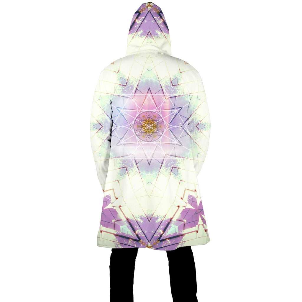 COTTON CANDY & LAVENDER ZIP UP CLOAK