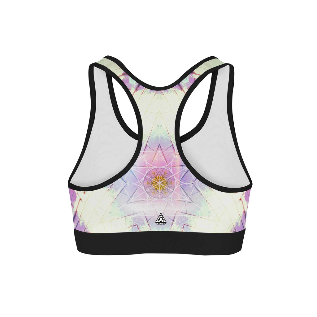 COTTON CANDY & LAVENDER SPORTS BRA