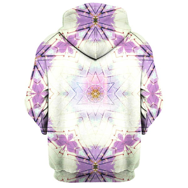 COTTON CANDY & LAVENDER ZIP UP HOODIE