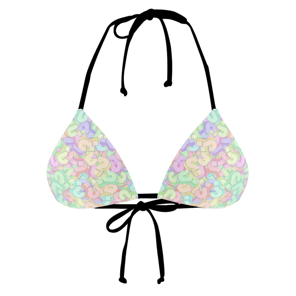 CUSTOM BLACK STRING BIKINI TOP