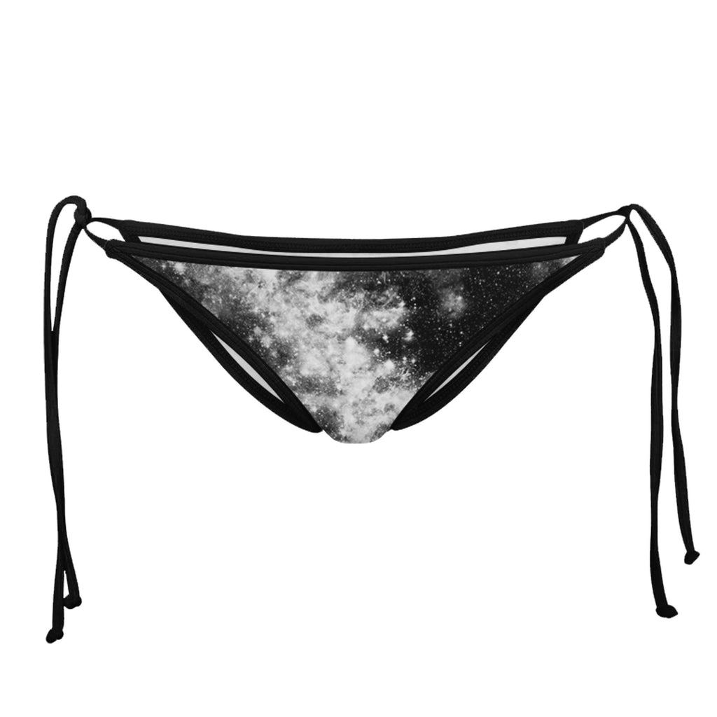 DARK GALAXY BLACK STRING BIKINI BOTTOMS