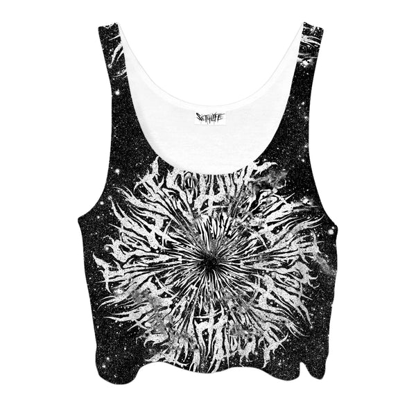 DARK GRIME MANDALA CROPTOP