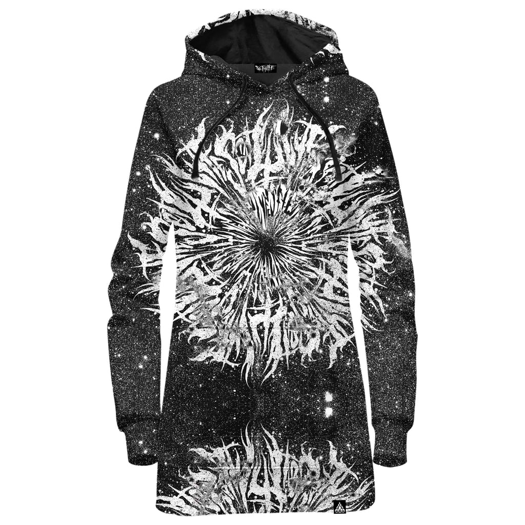 DARK GRIME MANDALA HOODIE DRESS