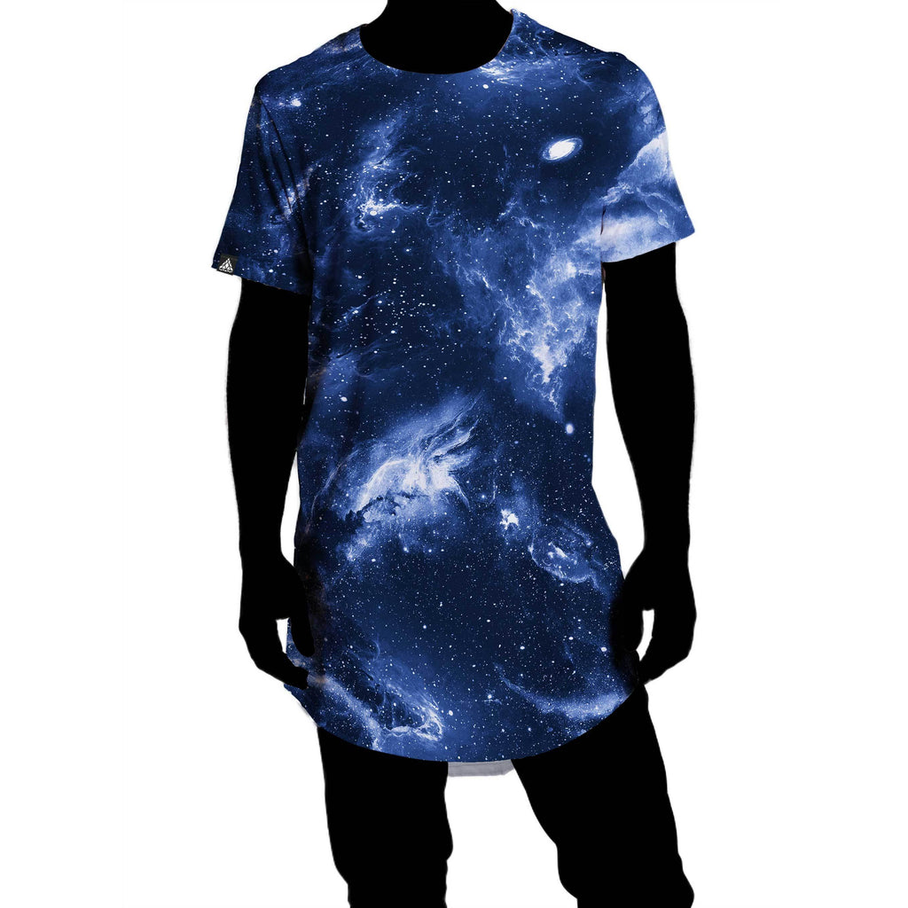 DEEP BLUE SPACE DROP TEE