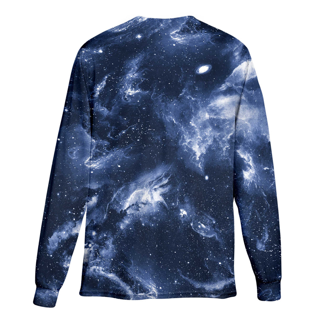 DEEP BLUE SPACE LONG SLEEVE T