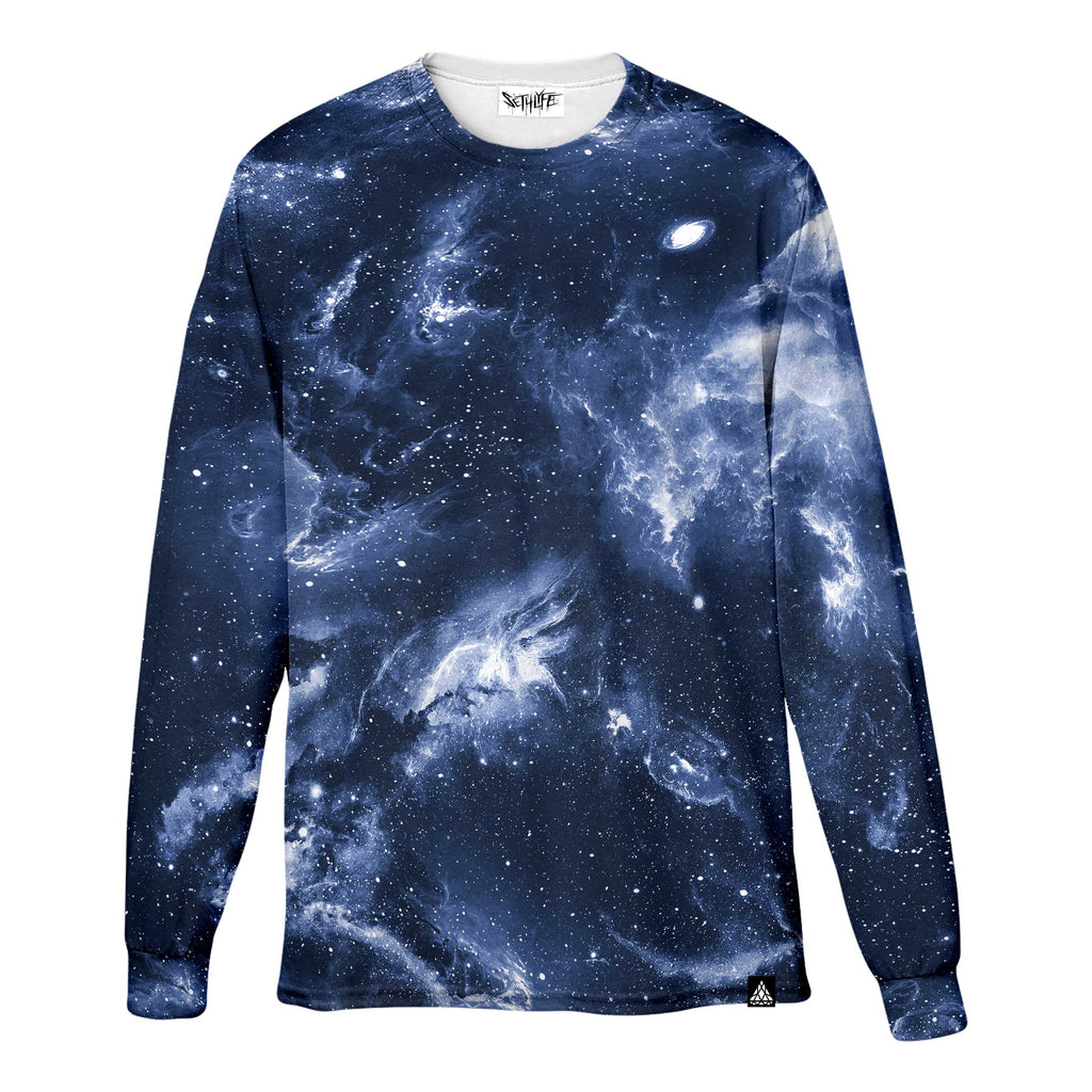 DEEP BLUE SPACE LONG SLEEVE T