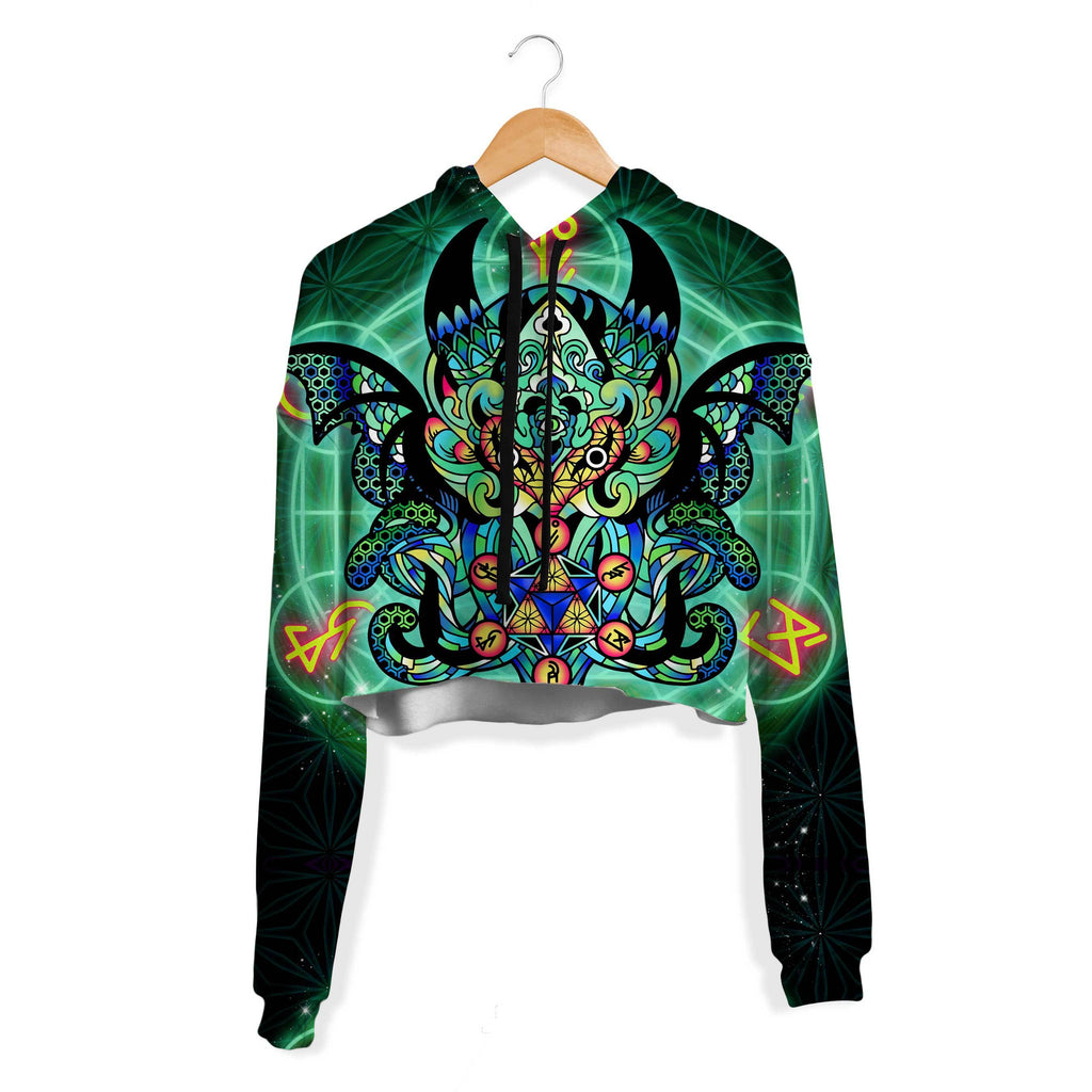 DEMIURGE CROP HOODIE