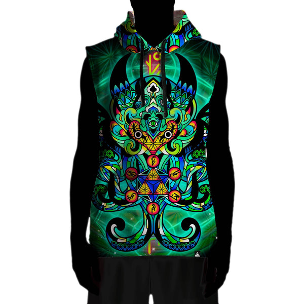 DEMIURGE SLEEVELESS HOODIE