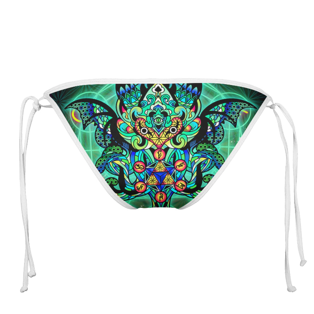 DEMIURGE WHITE STRING BIKINI BOTTOMS