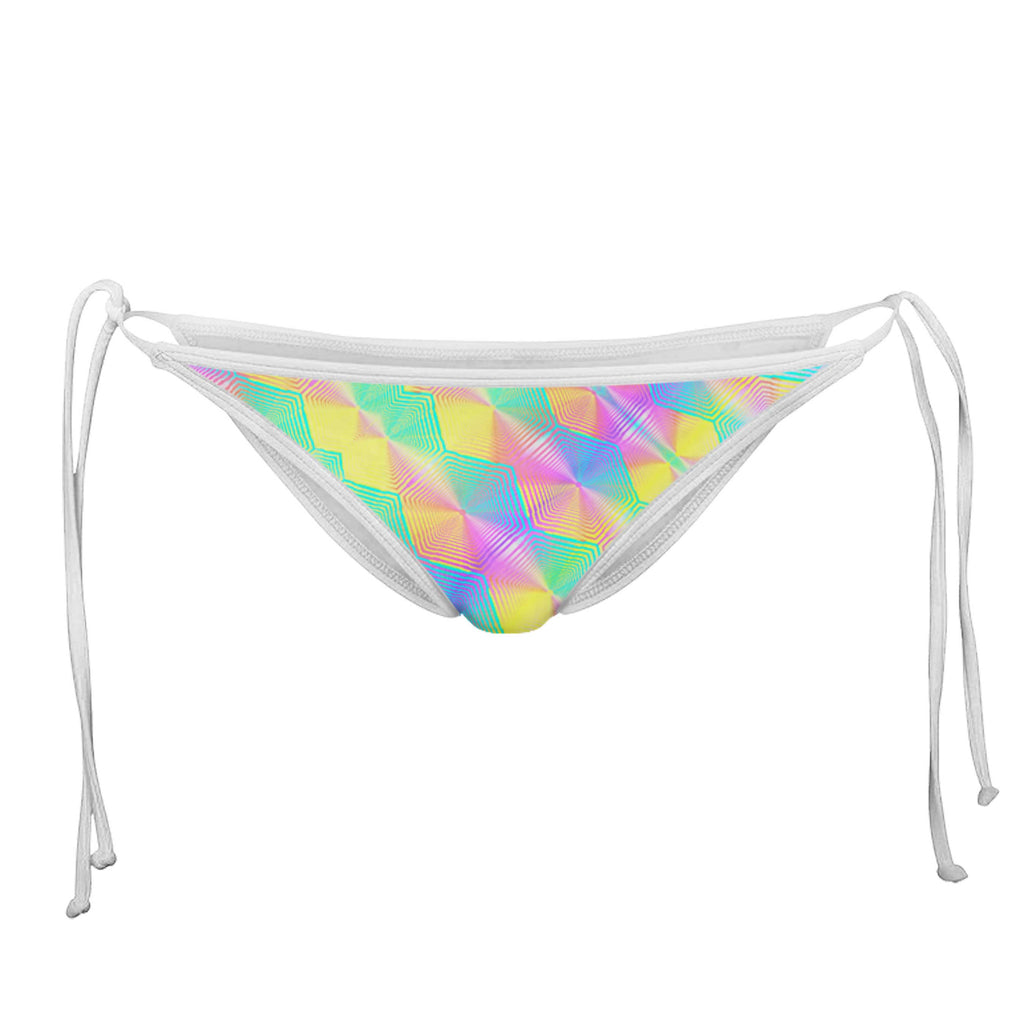 DETOX WHITE STRING BIKINI BOTTOMS