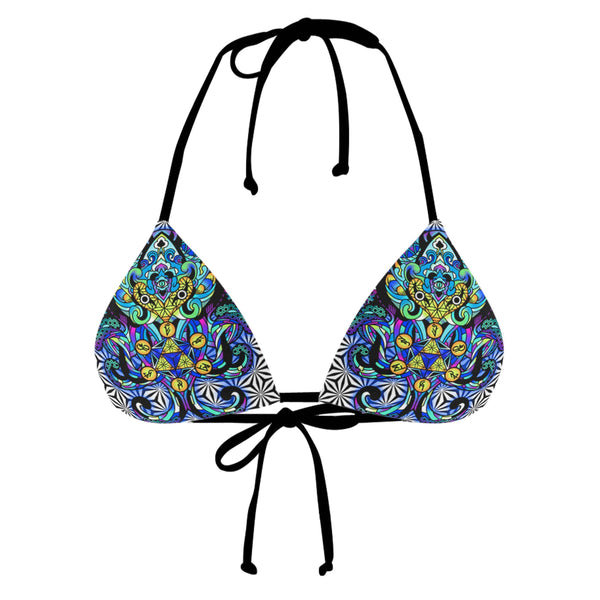 DISAMBIGUATION BLACK STRING BIKINI TOP
