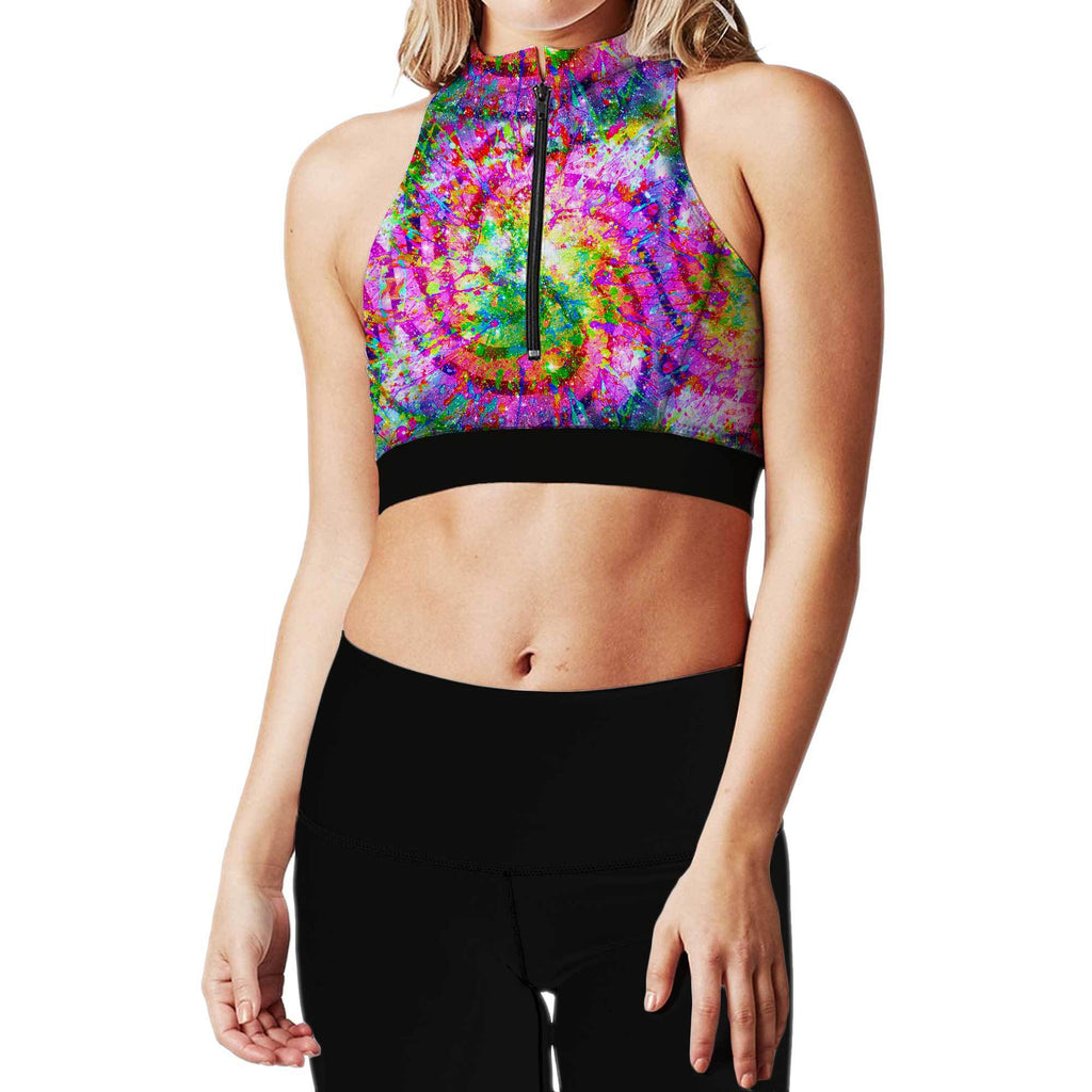 DIZZY ZIP UP SPORTS BRA