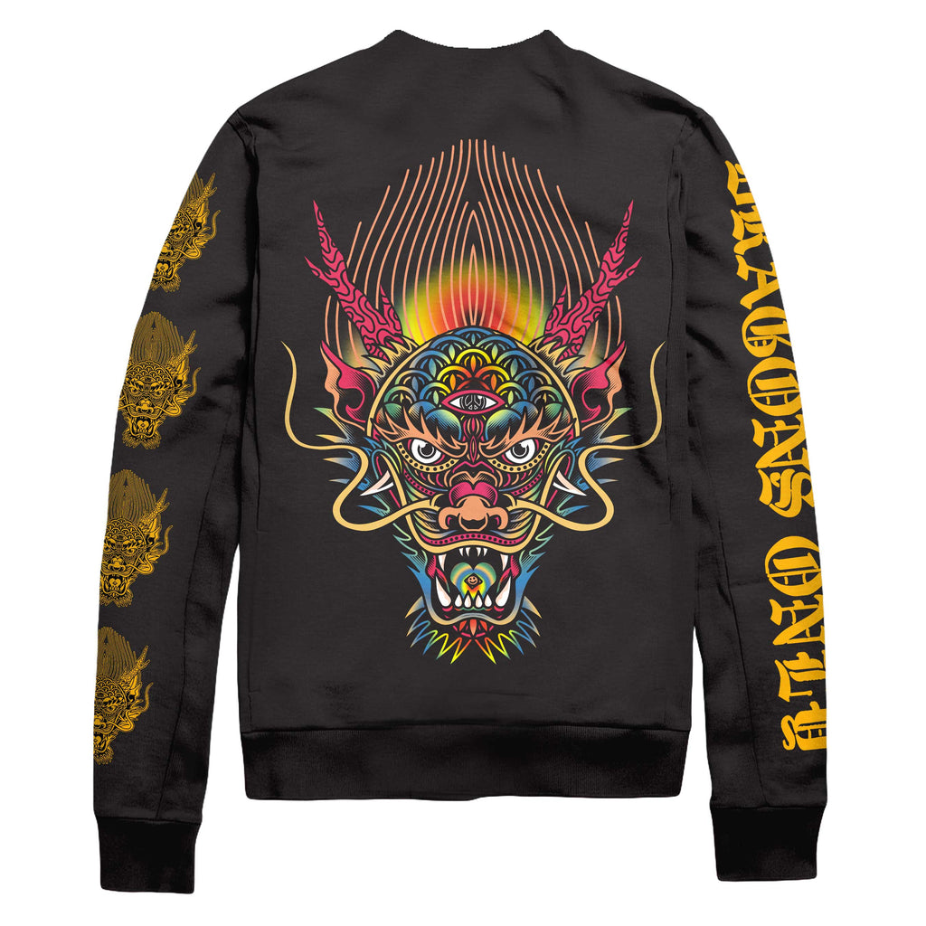 DRAGONS ONLY GOLD VARSITY JACKET