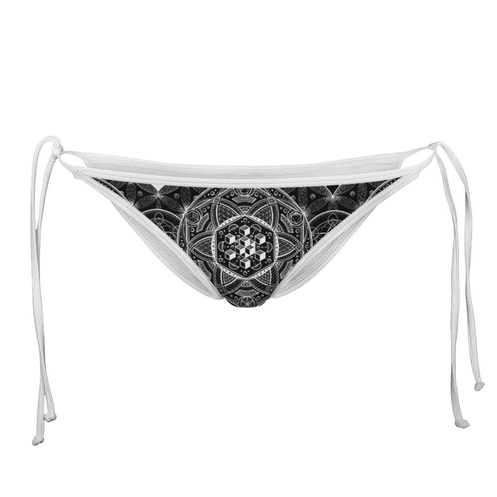 DREAMSTATE WHITE STRING BIKINI BOTTOMS