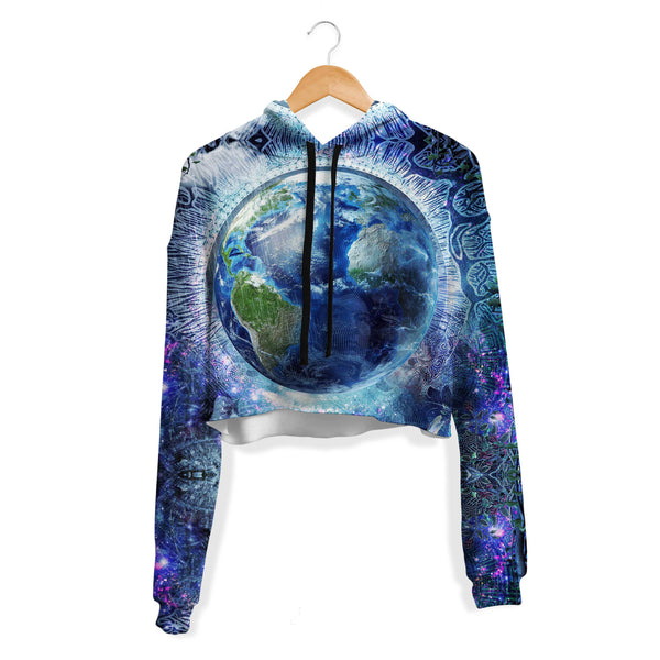 EARTH CROP HOODIE