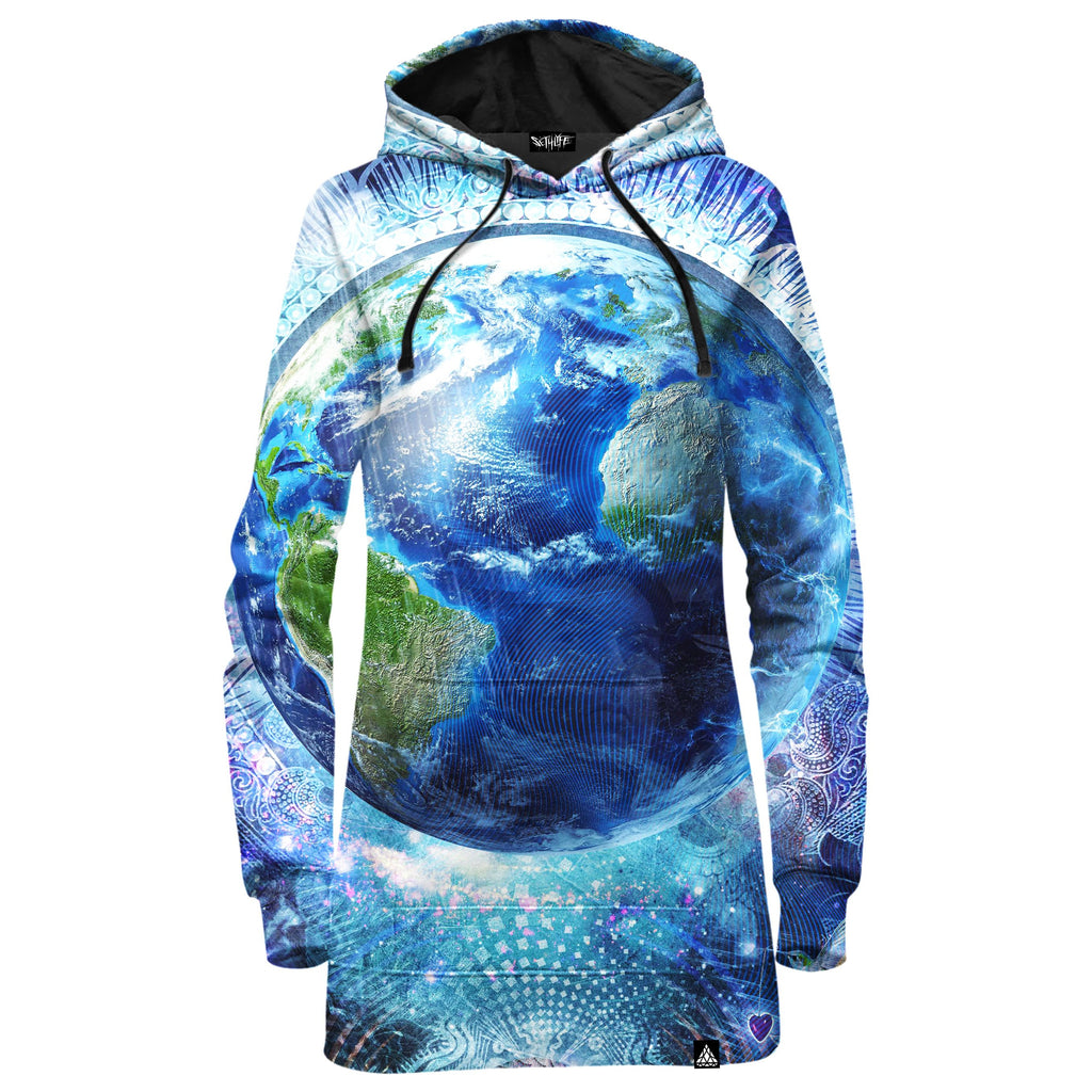 EARTH HOODIE DRESS