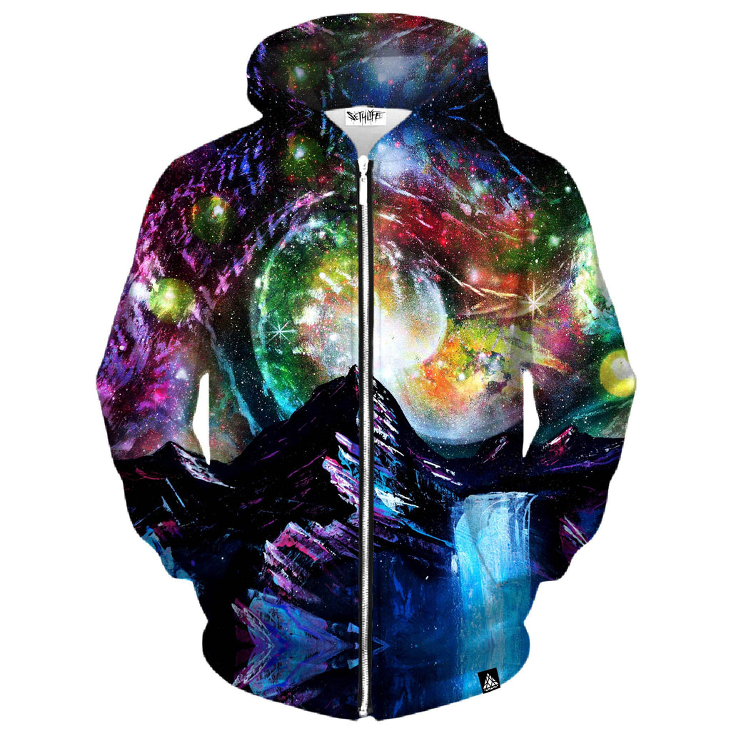 ELEVATE SPACE ZIP UP HOODIE