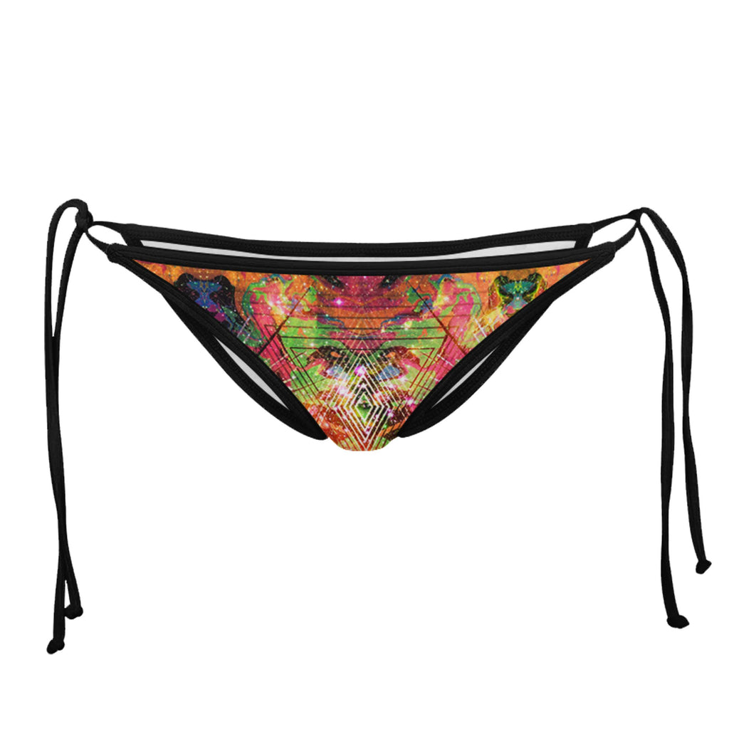 ENVISION RUBY BLACK STRING BIKINI BOTTOMS