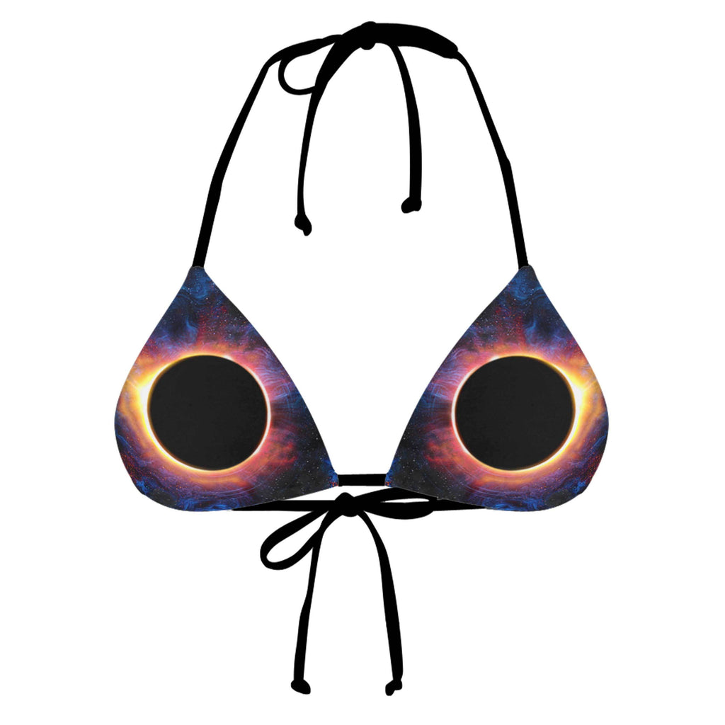 EPIC ECLIPSE BLACK STRING BIKINI TOP