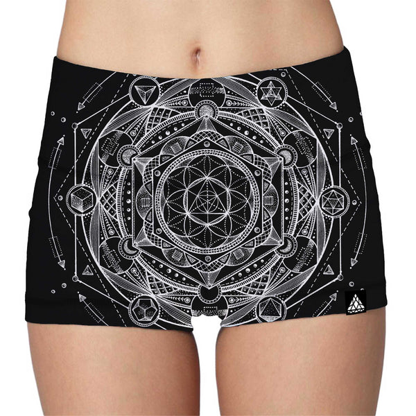 ESOTERIC LADIES HIGH-WAIST SHORTS