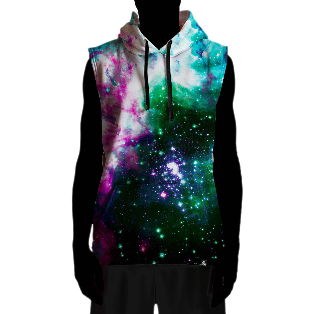 EXOTIC MOON SLEEVELESS HOODIE
