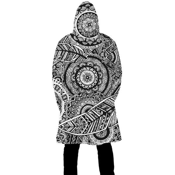 FEATHER MANDALA ZIP UP CLOAK