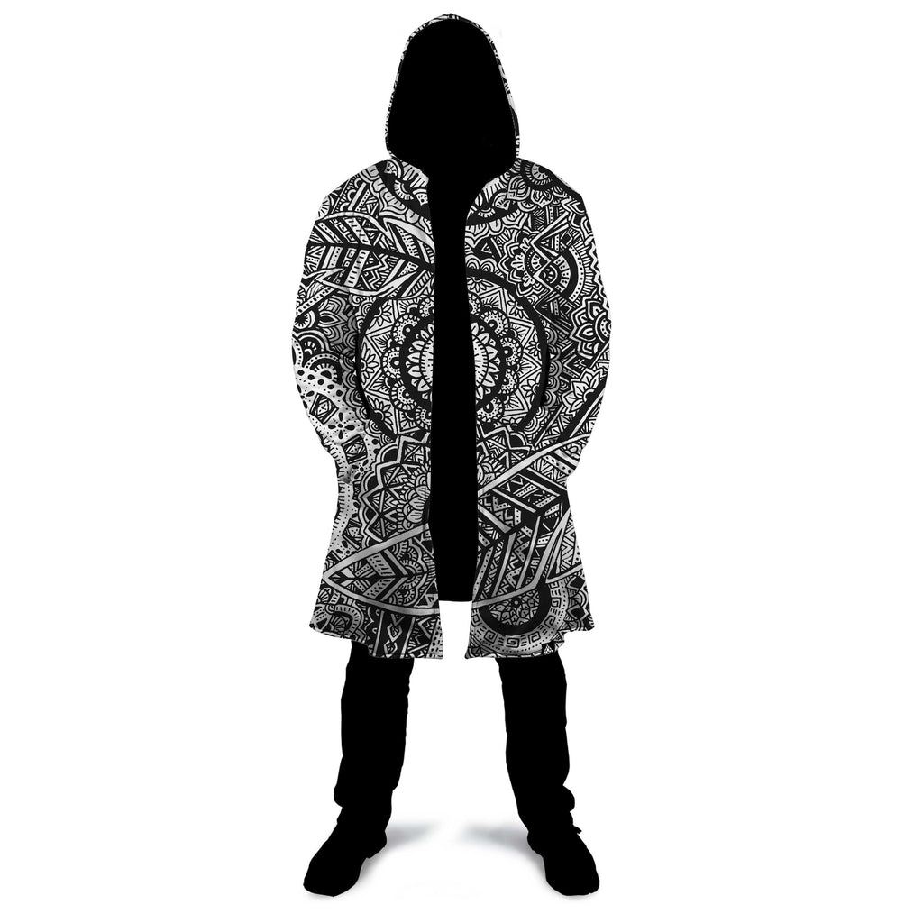 FEATHER MANDALA ZIP UP CLOAK