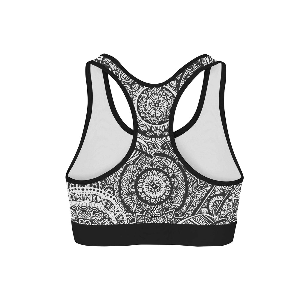 FEATHER MANDALA SPORTS BRA