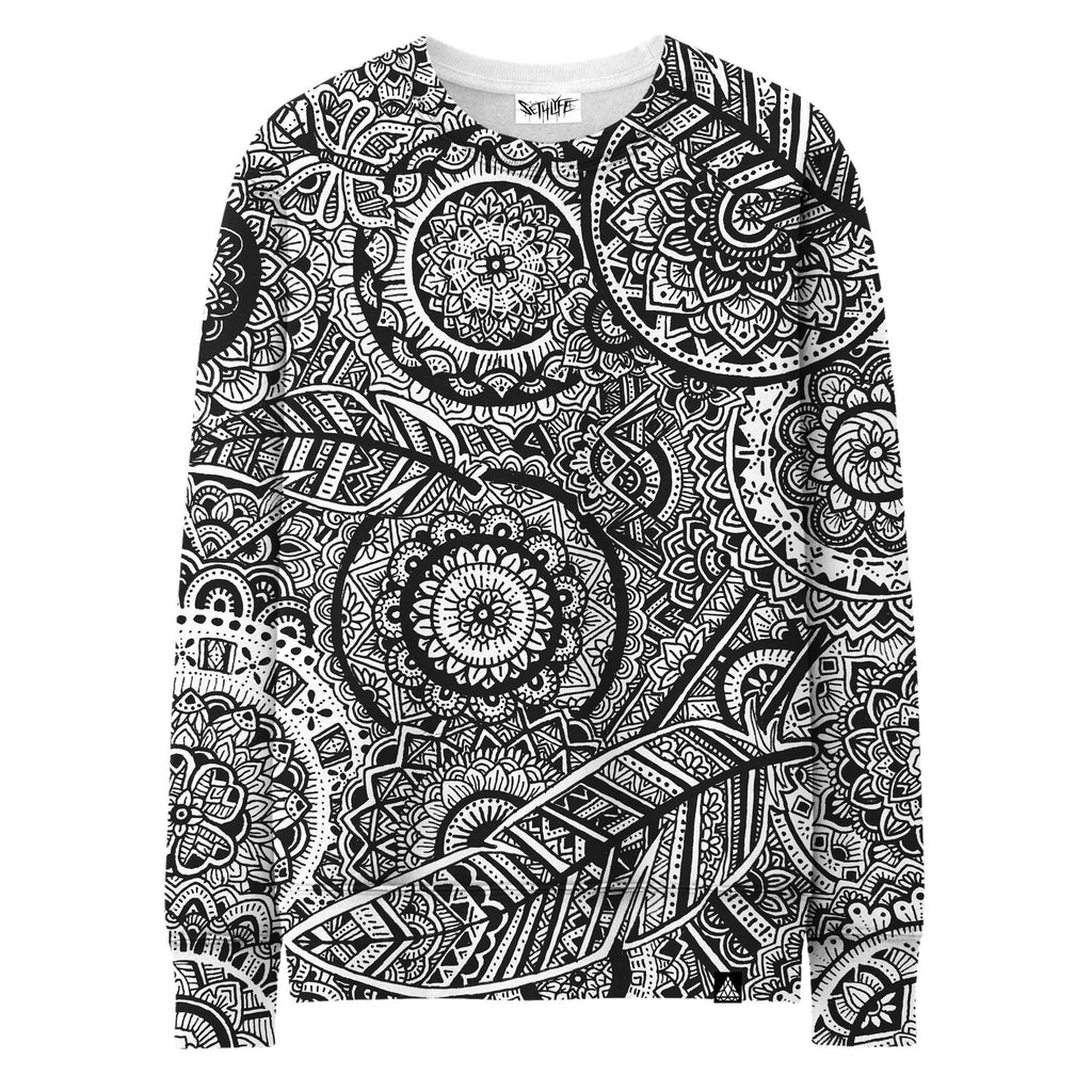 FEATHER MANDALA SWEATSHIRT