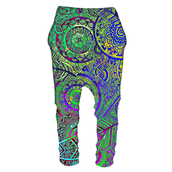 FEATHER MANDALA VIBE DROP PANTS