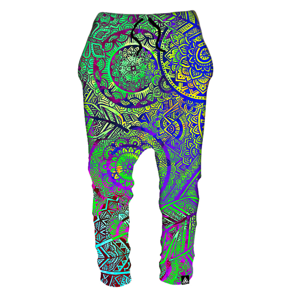 FEATHER MANDALA VIBE DROP PANTS