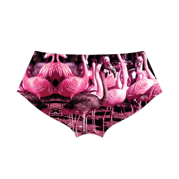 FLAMINGO BOOTY SHORTS