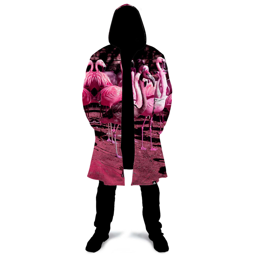 FLAMINGO ZIP UP CLOAK