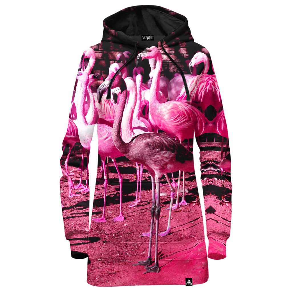 FLAMINGO HOODIE DRESS