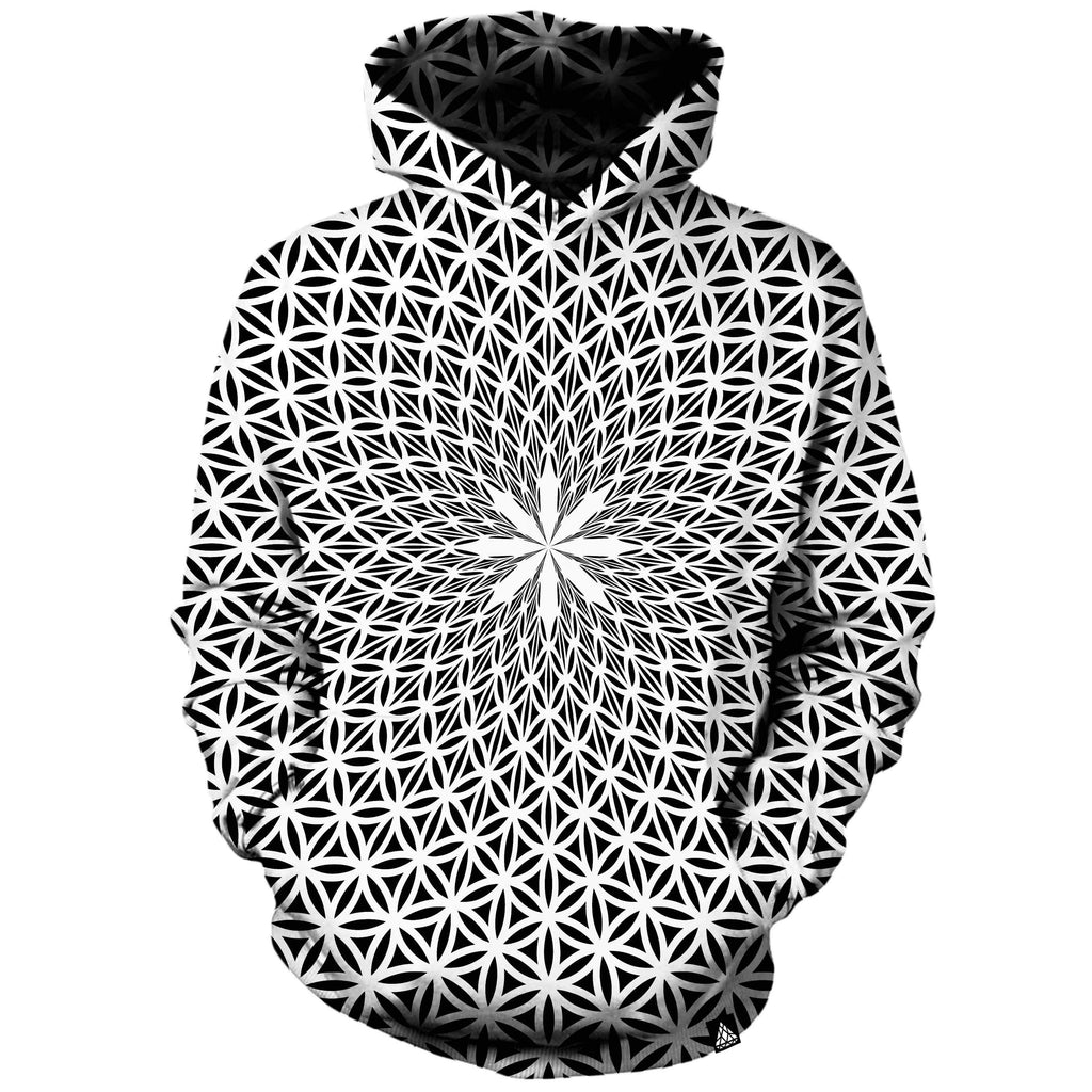 FLOWER OF LIFE WHITE HOODIE