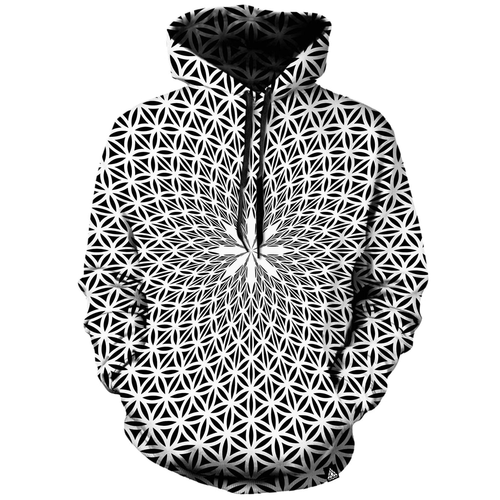 FLOWER OF LIFE WHITE HOODIE