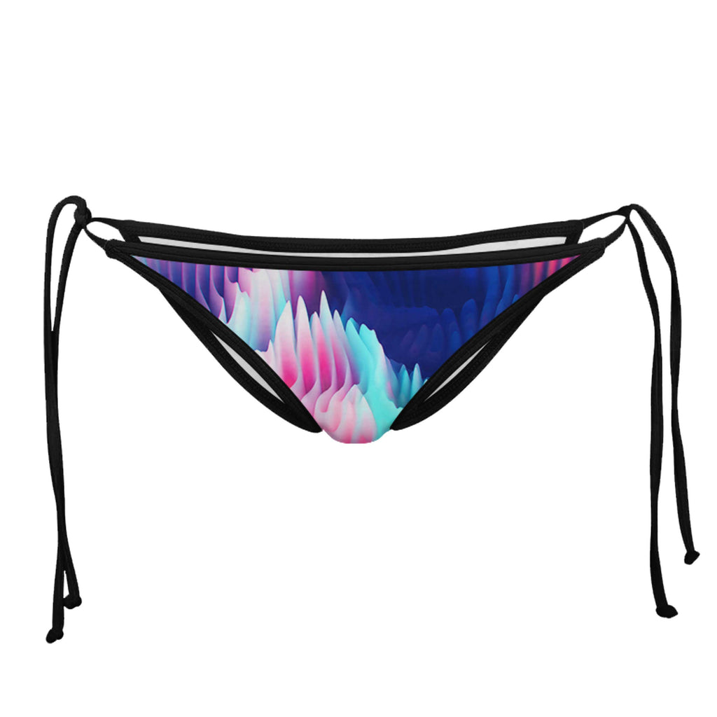 FUTURE BASS BLACK STRING BIKINI BOTTOMS