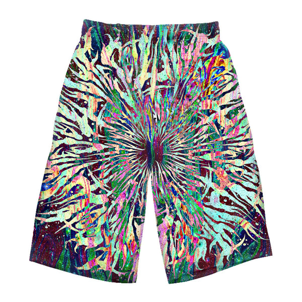 GRIME MANDALA LONG SHORTS