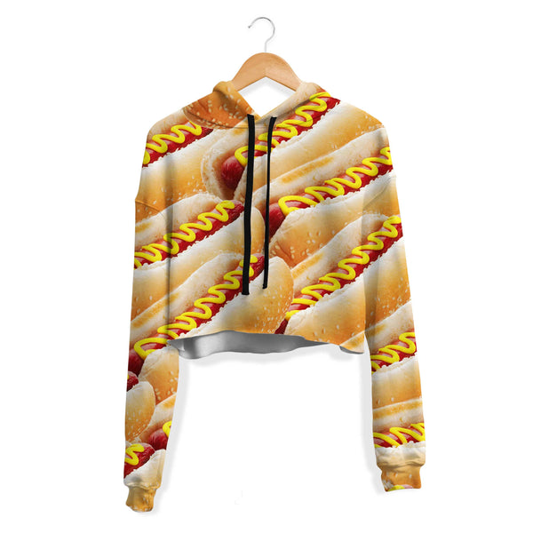 HOT DOG CROP HOODIE