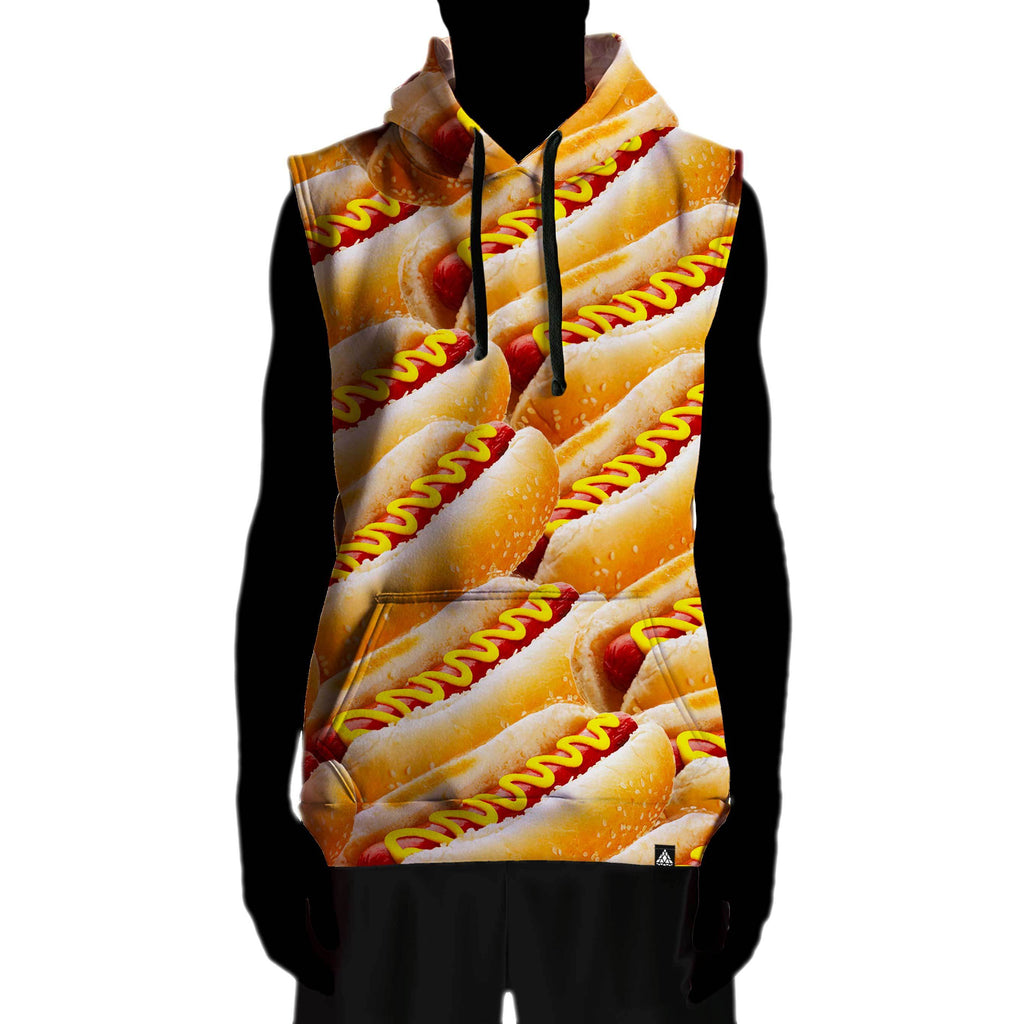 HOT DOG SLEEVELESS HOODIE