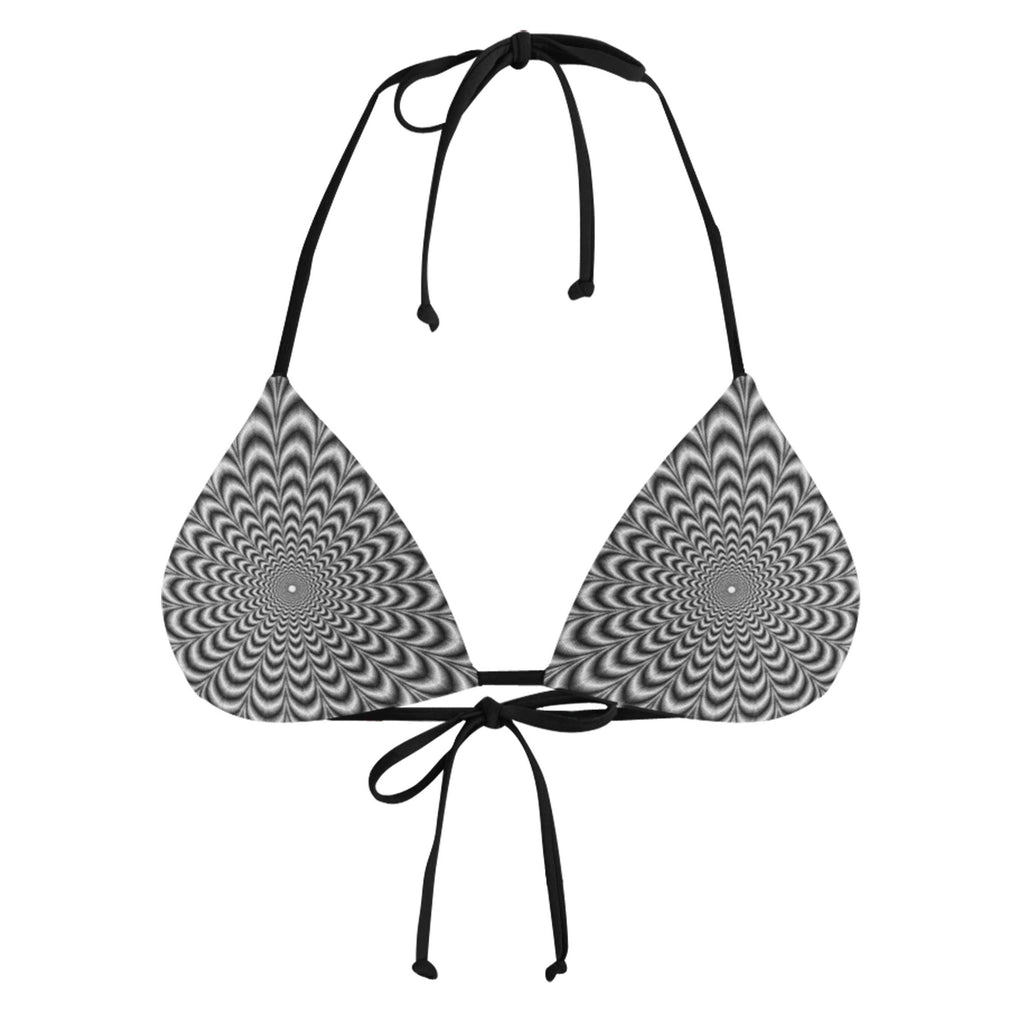 ICON BLACK STRING BIKINI TOP