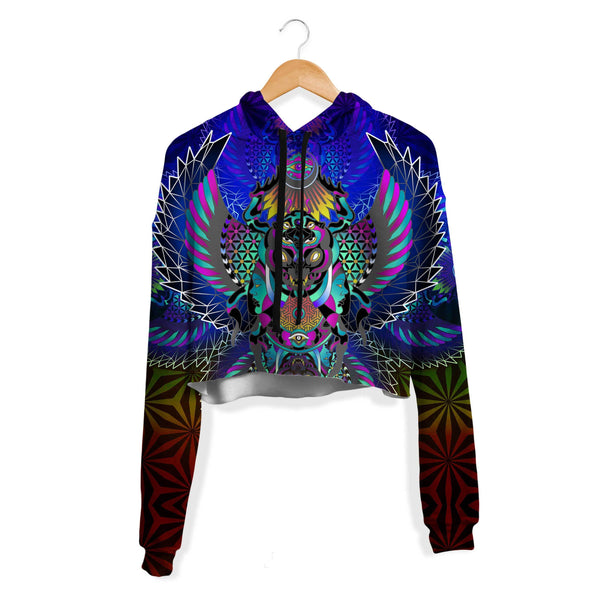 KHEPERA CROP HOODIE