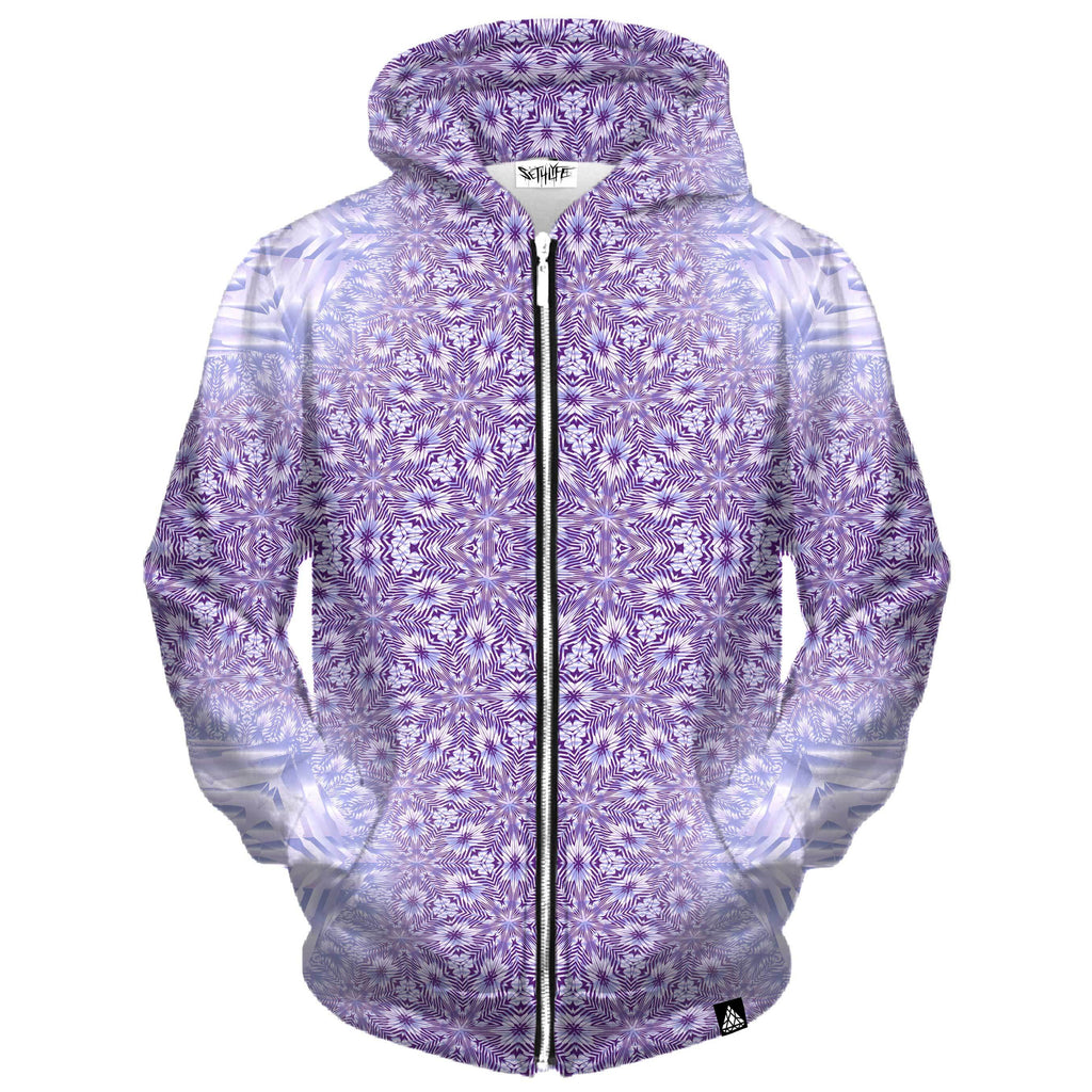 LAVENDER STARSEED PORTAL ZIP UP HOODIE