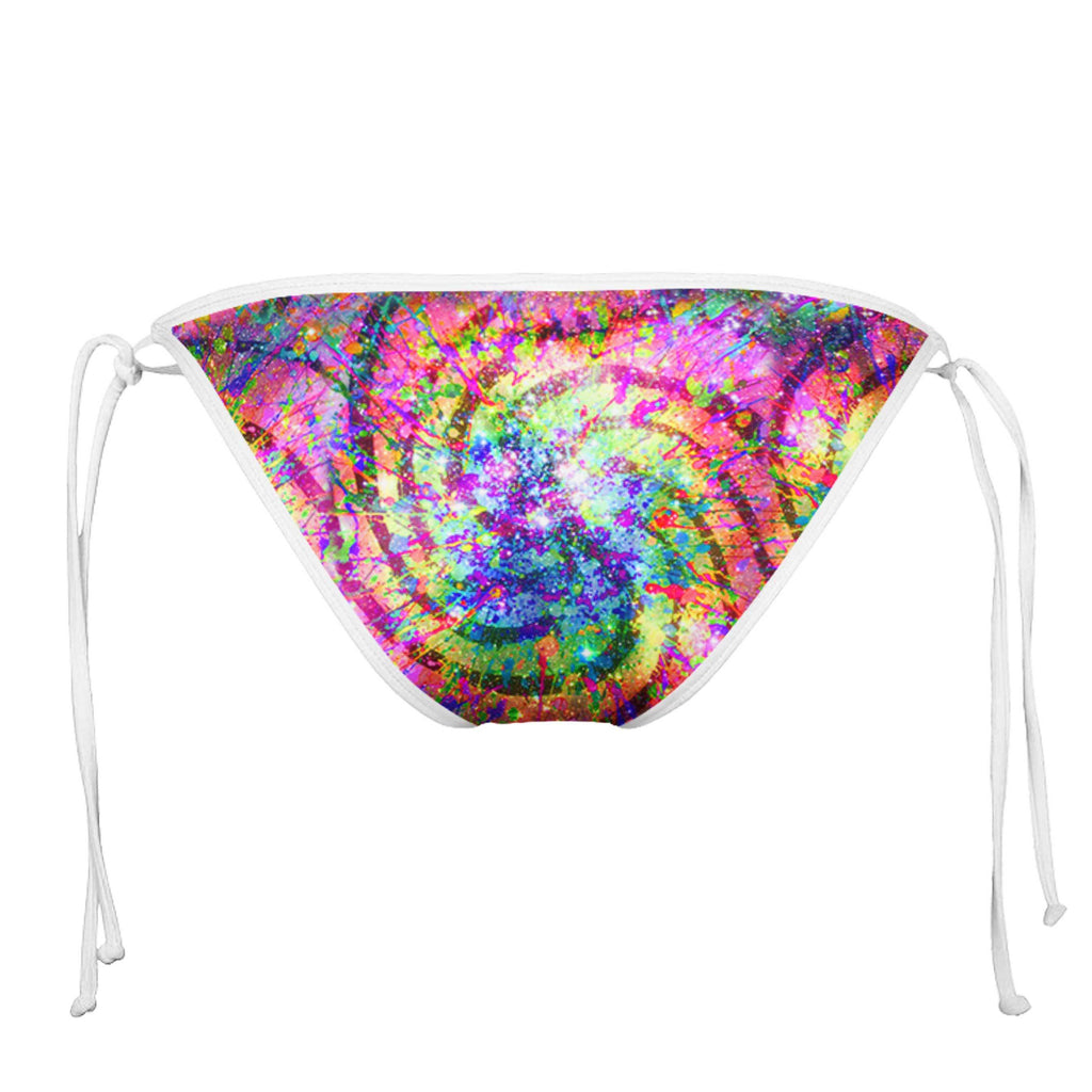 LETS GET DIZZY WHITE STRING BIKINI BOTTOMS