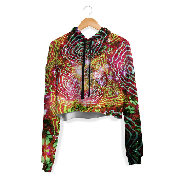 MICHAELANGELO PORTAL CROP HOODIE