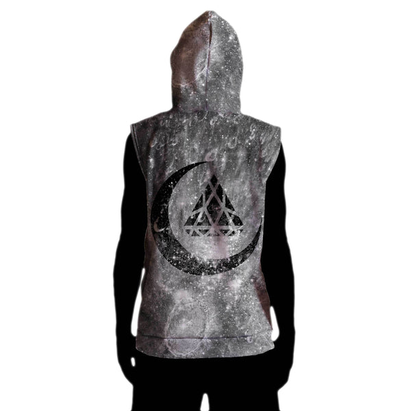 MOON VIEWS SLEEVELESS HOODIE