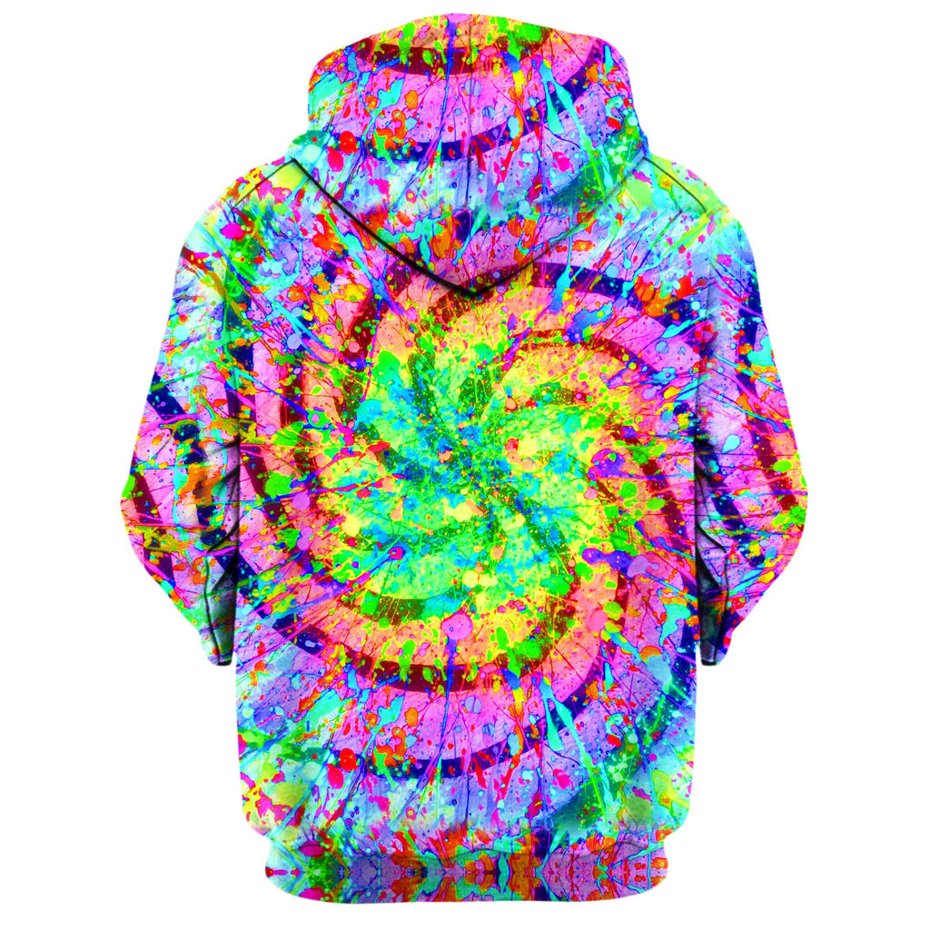 NEON DIZZY ZIP UP HOODIE